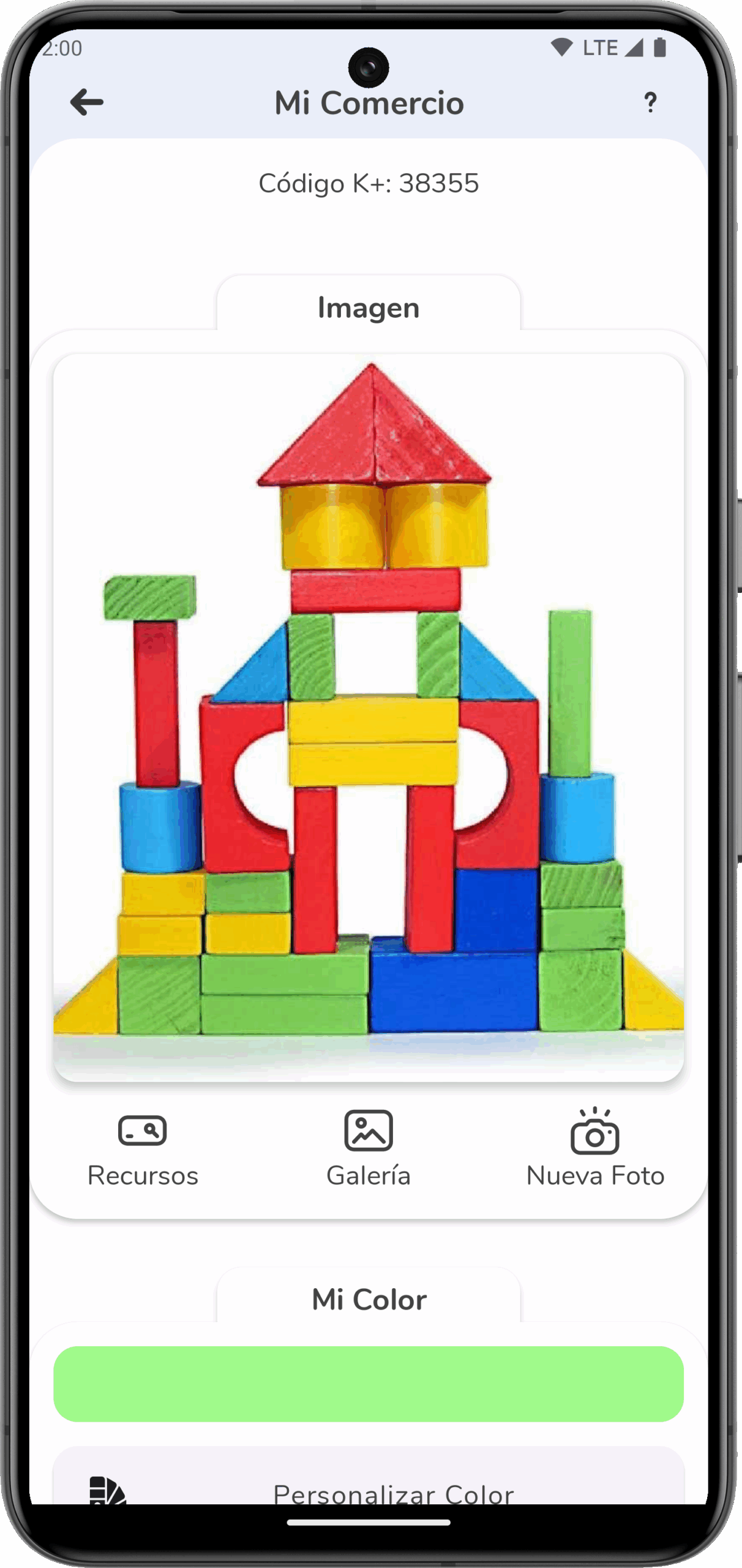 Configura tu comercio